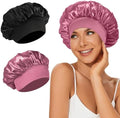 2Pcs Satin Bonnets Silk Bonnet for Sleeping by LEADUWAY