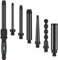PARWIN PRO BEAUTY 7 in 1 Curling Iron Wand Set,Dual Voltage Curling Wand by PARWINPROBEAUTY