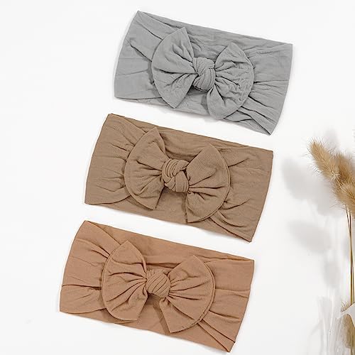 CÉLLOT Super Stretchy Soft Knot Headbands with Hair Bows Head Wrap Hair Accessories For Newborn Baby Girls Infant Toddlers Kids - Image 4
