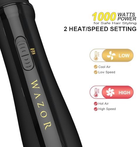 Lightweight Hot Air Brush | Upgraded 4-in-1 Blow Dryer & Volumizing Styler - Image 5