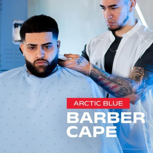 Barber Strong The Barber Cape Haircut Cover for Men, Hair Repelling and Static-Reducing Material, Water Resistant Fabric - Image 2