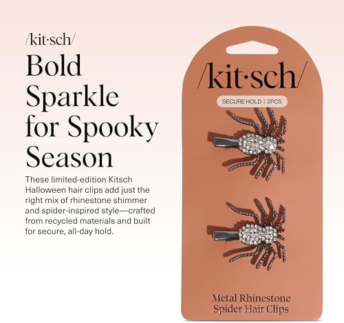 Kitsch Spider Hair Clips for Women - 2 Pcs - Image 2