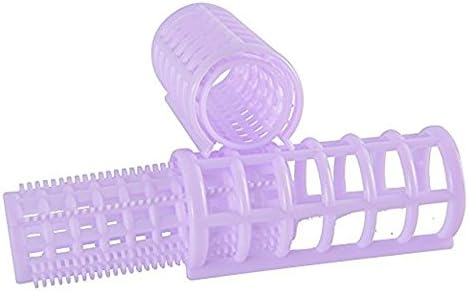 8 Pcs Plastic Hair Rollers Home DIY Hair Styling Tools Pro Salon Portable Curlers Clips for Women Ladies(Big Size) - Image 4