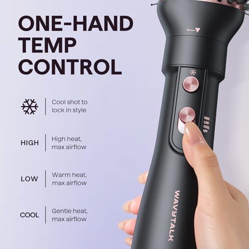 Wavytalk Hair Dryer Brush Set, Air Sculpt 4-in-1 Hot Air Brush Set - Image 5