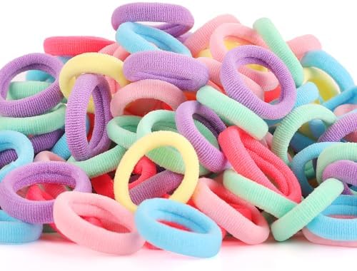 200 Pack Hair Ties BEoffer Baby Toddlers Girls Elastics Hair Band No Damage by BEofferDirect