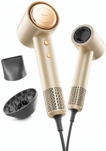 Tideway Hair Dryer, High-Speed Blow Dryer with Magnetic Diffuser,110000 RPM by Tideway