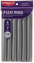 Red by Kiss Flexi Rods - Heatless Hair Curler for 90S Glamorous Bouncy Curls Beach Waves, No Slips, Sleep Styler (7" Length, 11/16" Diameter) by REDbyKISS