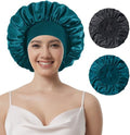 2pcs Satin Bonnet for Sleeping, Silk Hair Sleep Bonnets for Women by Simapu