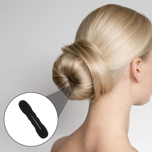 9 Pcs Hair Bun Maker Sponge Hair Buns Shaper Magic Snap Roll Sponge Curler Clips Foam Sponges Buns Hairs Styling Accessories Easy Bun Twister for Ballet French Twist Long Thin Curly Straight Wavy - Image 4