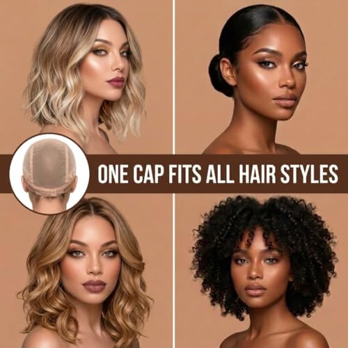 Lace Wig Grip Cap for Glueless Wig with 4x5 Transparent Lace - Image 2