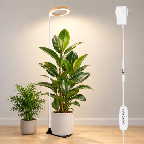 Lordem 2-in-1 Grow Light with Stand for Indoor Plants,Timer by LORDEMLEDPlantGrowLight