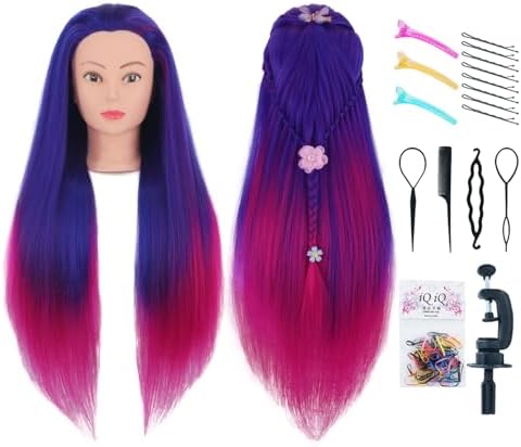 Cosmetology Mannequin Head with Hair - Practice Hair Styling & Braiding by Unknown