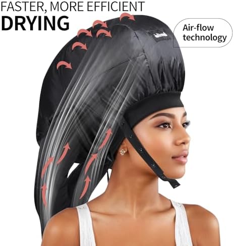 Bonnet Hair Dryer, Ideal Hair Diffuser for Curly Hair， Your Ultimate Solution - Spacious Capacity Blow Dryer Cap for Rapid Styling of Curls - Image 2
