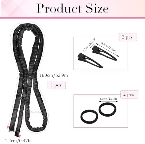 Heatless Curling Rod Headband, Heatless Hair Curler Overnight - Image 3