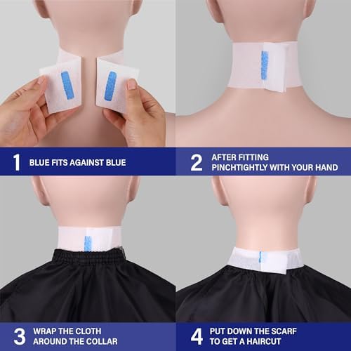 Disposable Barber Neck Paper with Hairdressing Accessory Tool - 5 Rolls & 500 Neck Strips, Barber Supplies - Image 6