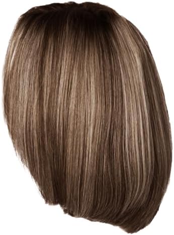 Raquel Welch Longing For London Luxurious Mid-Length Bob Cut Wig, Black Label Human Hair Collection by Hairuwear, Average Cap, RH8/29SS Shaded Hazelnut - Image 4