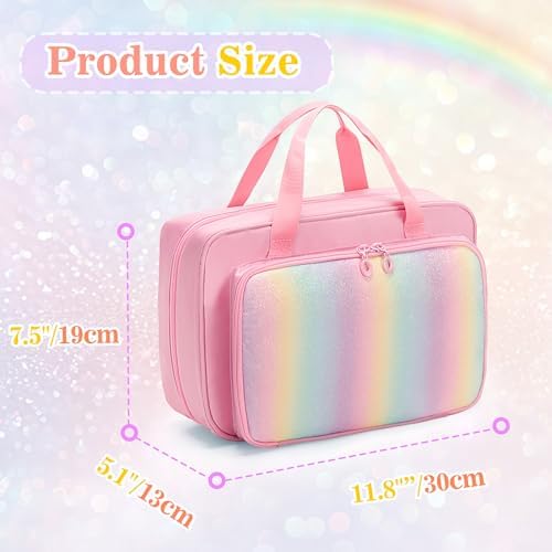 Hanging Hair Accessories Organizer for Baby Girls, Hair Bow Storage Bag - Image 6