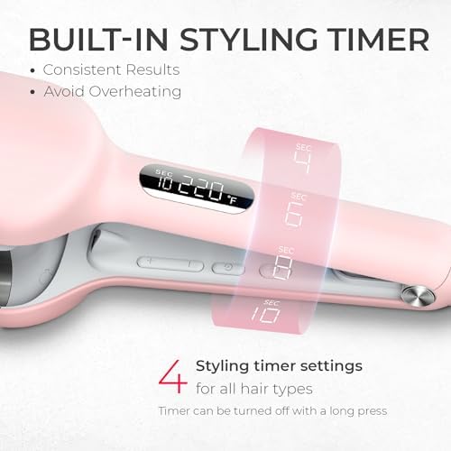 Curling Iron Hair Crimper Waver, TYMO ROVY Beach Waves Hair Curler - Image 3