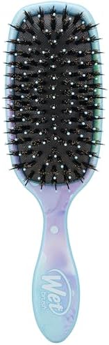 Wet Brush Shine Enhancer Paddle Hair Detangler Brush with Soft & Natural Boar Bristles | Infused with Argan Oil for Smooth, Shiny Hairs | Gentle on Wet or Dry and All Hair Types - Image 2