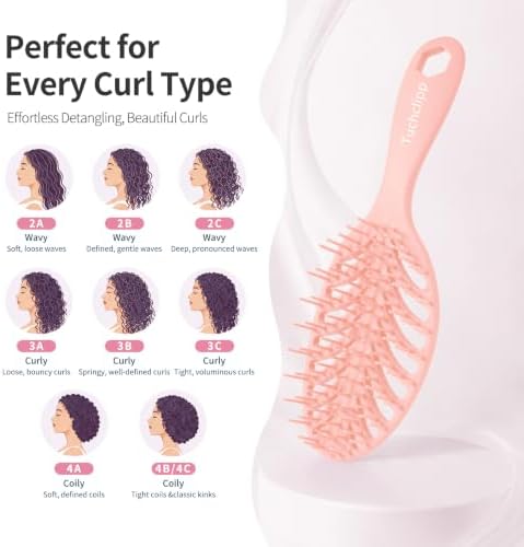 Vented Detangling Brushes for Wet & Dry,Curly Straight Thick Hair - Image 6