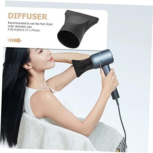 Beaupretty Universal Hair Dryer Diffuser Nozzle Black Nylon Attachment for Enhanced Styling and Frizz Control Fits Hair Dryers 1.57-1.89 Inches - Image 6