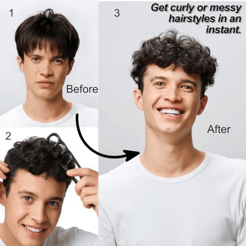 2 PCS Upgraded Texture Comb, Volumizing Root Lift Tool for Messy Natural Curly Hair, Wide Tooth Detangling Comb, Portable Hair Styling Tool, Ideal Gift for Kids Teens Family - Image 2