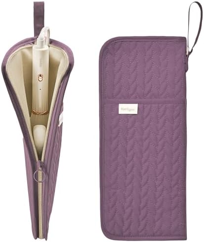 KarSyon Hair Tools Organizer Travel Case Hot Tool Heat Resistant Mat 2 in 1 by KarSyon
