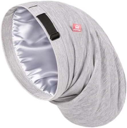 Large Satin Bonnet for Men Sleeping, Dreadlocks Loc Cap for Curly Wave Long by FITTIA