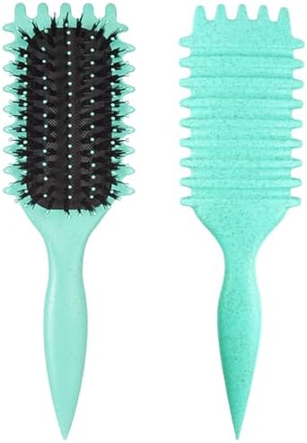 1 PCS Curly Hair Brush, Curl Defining Brush (Green) by Unknown