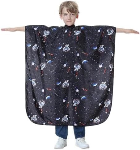 Kids Barber Cape - Professional Hair Cutting Cape,Salon Capes for Hair Stylist Shampoo Haircut Cape Barber Supplies by TILYIALA
