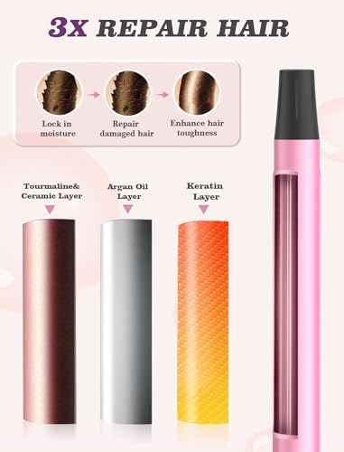 Mini Travel Curling Iron 1/2 inch,Dual Voltage with European Plug Adapter - Image 5