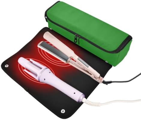 Yuiboo Hot Hair Tool Storage Bag with Heat Resistant Mat - Image 2