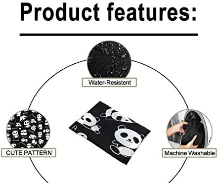 Pelocapa Barber Hair Cutting Salon Cape for Kids - 39”× 51”(Panda) - Image 4