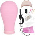 Leeven Pink Poly Canvas Head for Wigs Professional Mannequin Head 22 Inch by Leeven