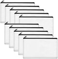 Legigo Blank Canvas Bags Zipper Pouch Makeup Bags Pencil Pouch Bulk by Legigo