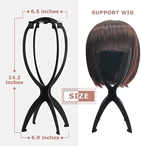 Dreamlover Wig Head Stand for Travel, Wig Drying Stand, Black, 2 Packs - Image 4