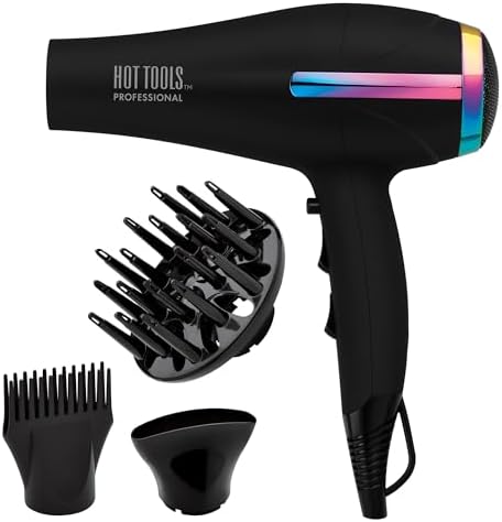 Hot Tools Professional 1875 Watt Ceramic Rainbow Salon Hair Dryer by HOTTOOLS