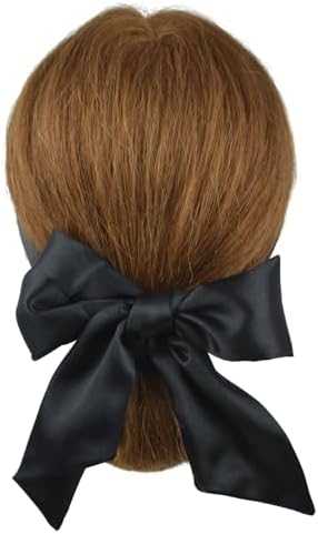 Wig Grip Band Soft Satin Scarf Fashion Headbands for Lace Frontal Wigs Fixing, Makeup, Sports, Yoga, Facial (1 Pcs, Black) - Image 6