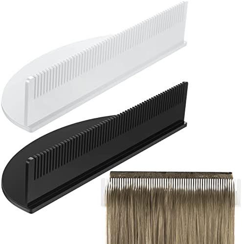 Nuogo 2 Pieces Hair Extension Holder, Acrylic Braiding Rack, Black, White by Nuogo