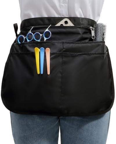 Barber Apron with 5 Pockets, Waterproof and Bleach-proof Hair Stylist Apron for Men and Women by Bafelia