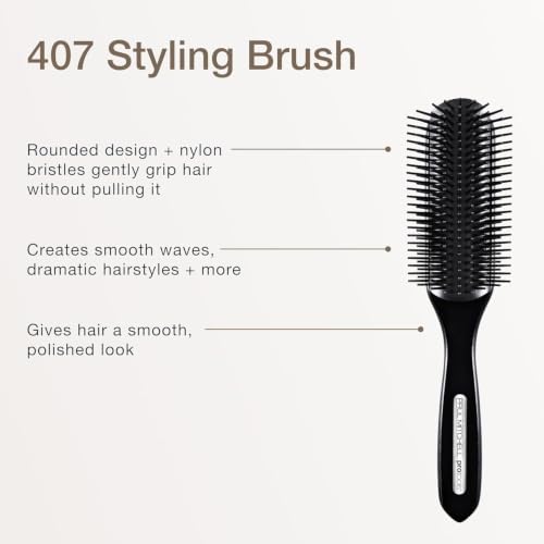 Paul Mitchell Pro Tools 407 Styling Brush, Nylon Bristle Brush Creates a Variety of Hairstyles, For All Hair Types - Image 2