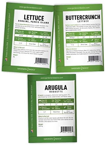 Beginner Indoor Garden Lettuce Kit - Includes Romaine, Buttercrunch Lettuces, Spinach, Arugula, and Kale Heirloom Seeds, Pots, Soils and Plant Markers - Complete Indoor Vegetable Garden Starter Kit - Image 6