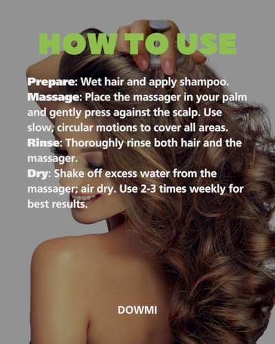 DOWMI Scalp Massager Shampoo Brush 2-Pack for Deep Cleansing - Image 5