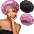 vidsel 2pcs Satin Sleep Bonnets for Women, Silk Hair Bonnet for Sleeping by vidsel