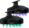 HEETA 2-Pack Large Scalp Massager Scrubber Shampoo Brush for Hair Growth by HEETA