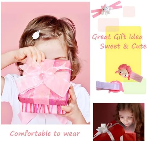 62PCS Hair Accessories Set for Girls: Toddler Barrettes, Flowers, Rainbow Candy, Fruits - Cute Clips and Pins (Style 4) - Image 6