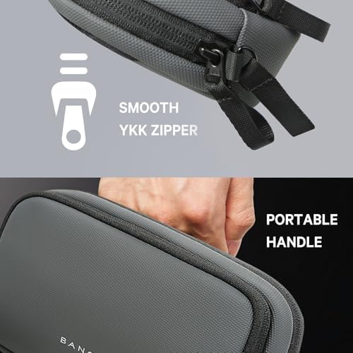 BANGE Cable Organizer Pouch，Water Resistant Tech Accessories Bag Carry Storage，Electronic Accessory Case for Charger, Cables, Power Bank, Hard Drive, Cords - Image 6