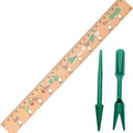 Spacer Tool Seeder Planting Ruler - Seeding Spacing Ruler with Precise Measurements,Seedlings Dibber Hand Transplanting Tools,for Vegetable Gardens, Yard by Tizee
