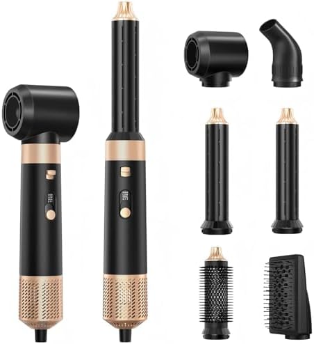 Sendowtek Multi Hot Air Styler Brush Set for Women Hair Styling 6 in 1 by Sendowtek