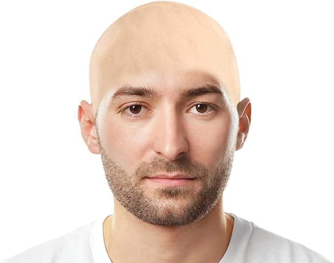 Iceyyyy 6 Pcs Latex Bald Cap and Wig Cap Set for Adult Halloween Cosplay - Image 5